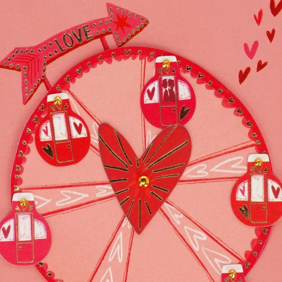 Kort med Konvolutt Love Wheel