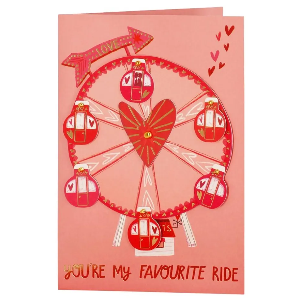 Kort med Konvolutt Love Wheel
