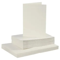 Kort og Konvolutt Off White