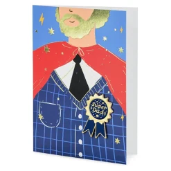 Kort Super Dad med Emaljestift
