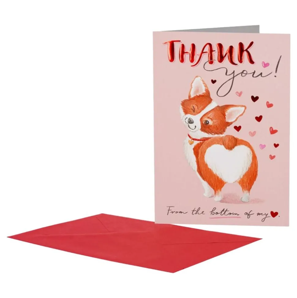 Kort Thank You Corgi