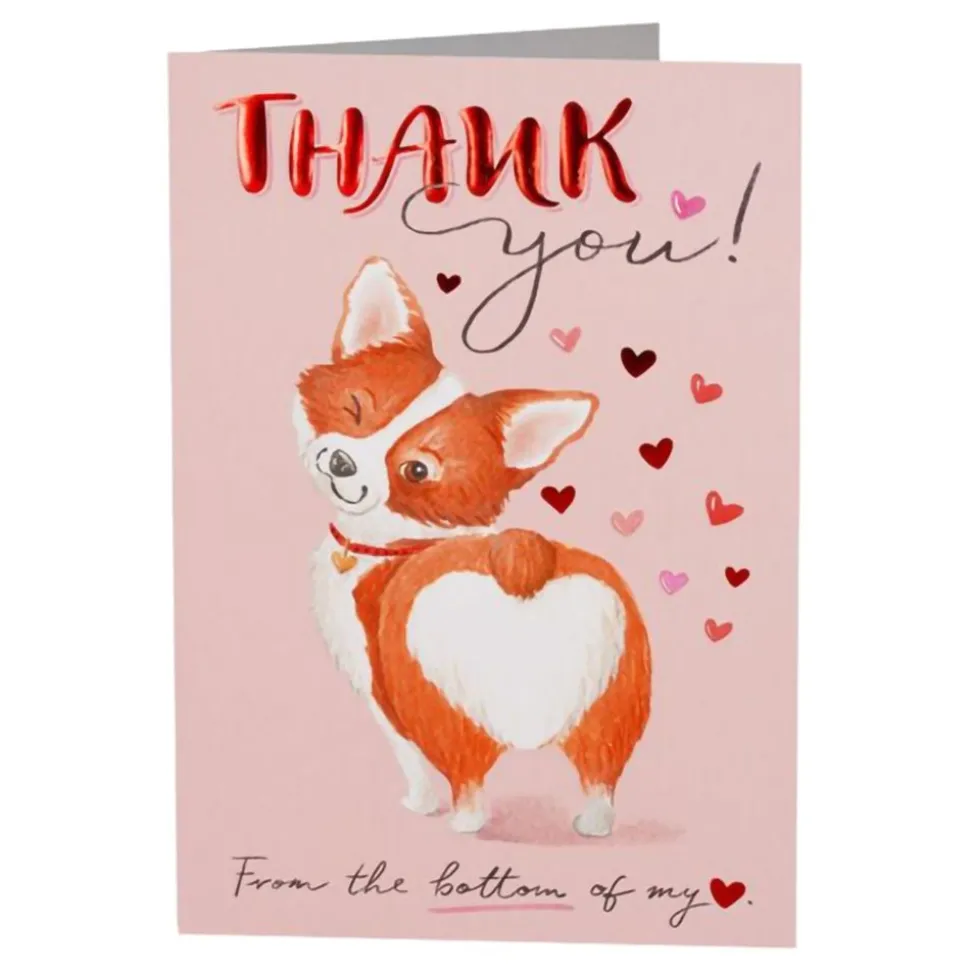Kort Thank You Corgi