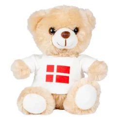 Kosebamse med Dansk Flagg