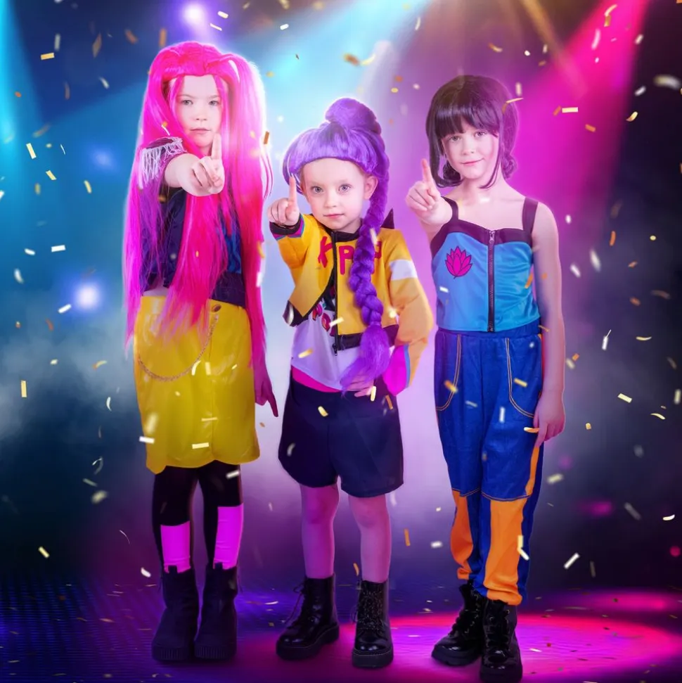 K-pop Starry Buns Barn Parykk