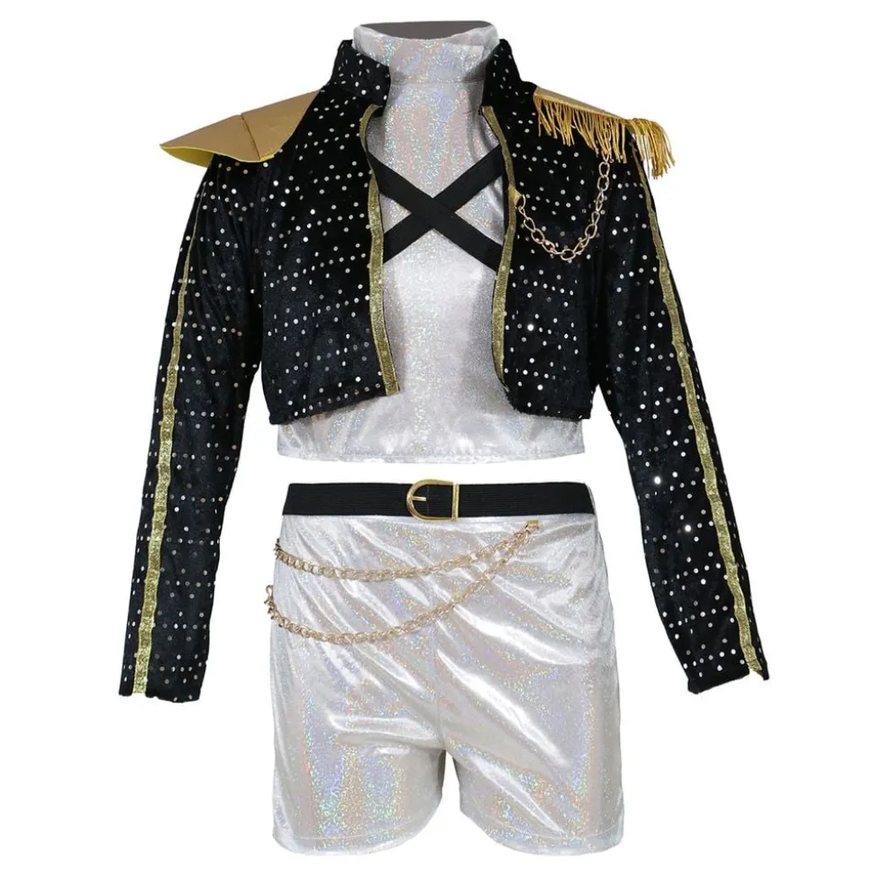 K-pop Star Silver Leader Kostyme