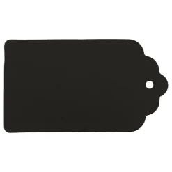 Kraftpapir Etiketter Svart