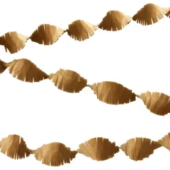 Kreppgirlander Gull