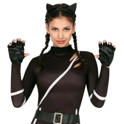 Kul Katt Svart Kostyme