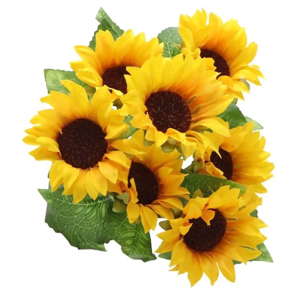 Kunstig Blombukett Solsikker