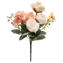 Kunstig Blomsterbukett roser Peach