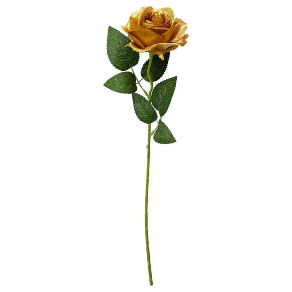 Kunstig Rose Gull