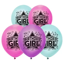 LED-ballonger Birthday Girl