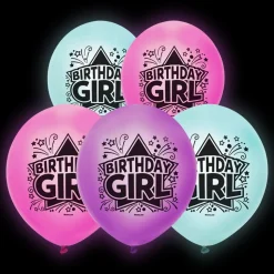 LED-ballonger Birthday Girl
