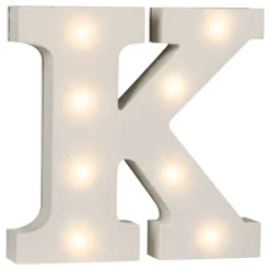 LED-Bokstav i Tre Hvit