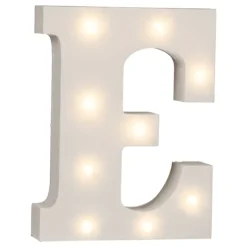 LED-Bokstav i Tre Hvit