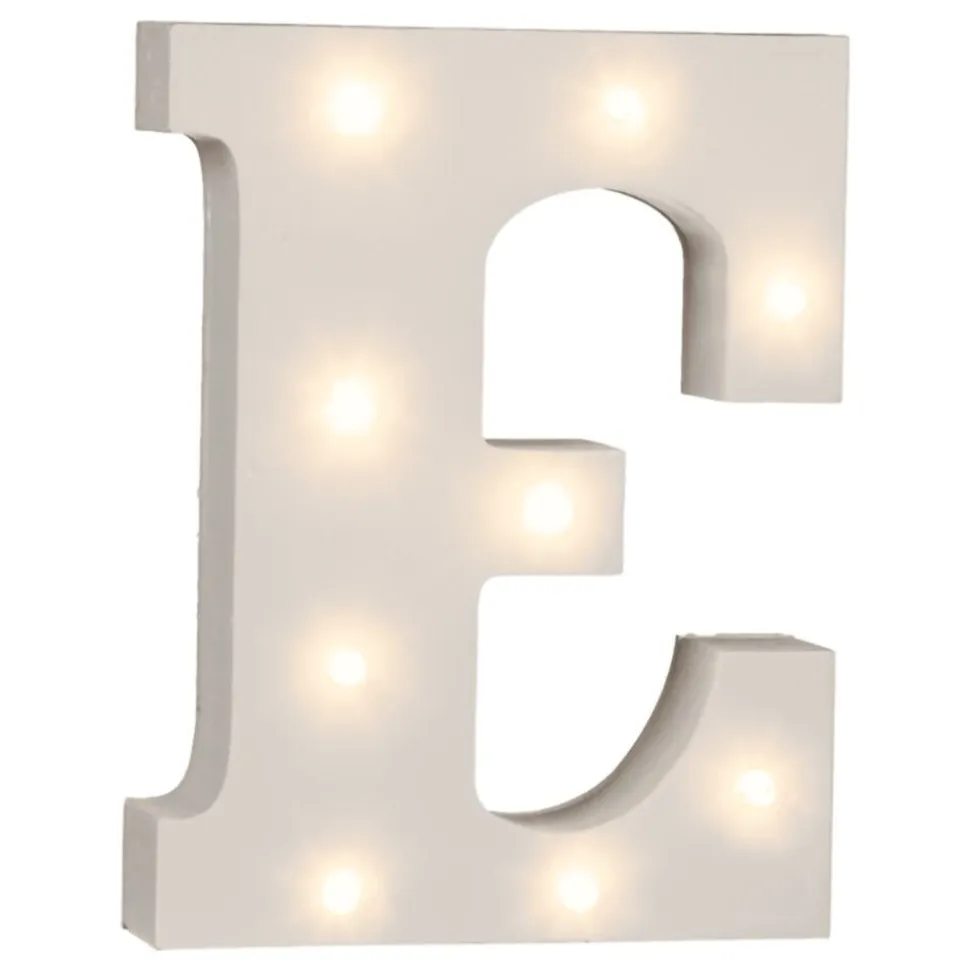 LED-Bokstav i Tre Hvit