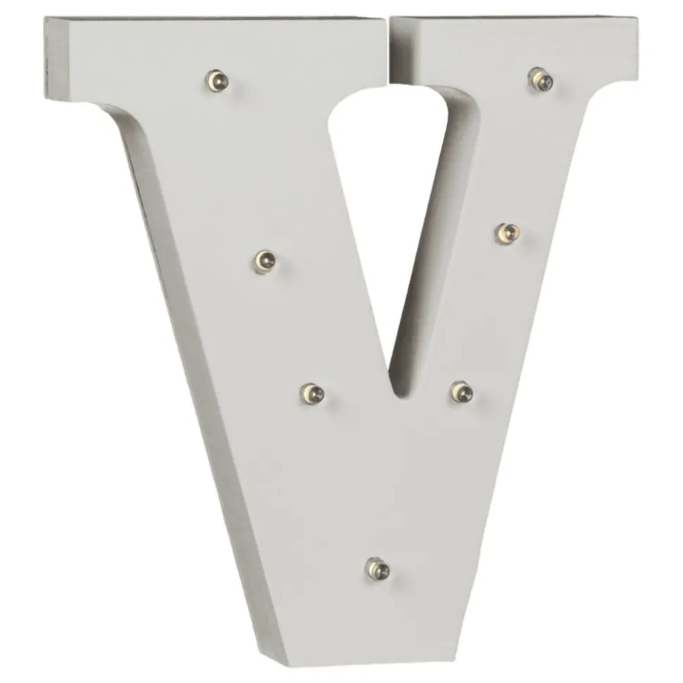 LED-Bokstav i Tre Hvit
