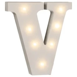 LED-Bokstav i Tre Hvit