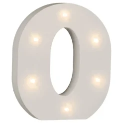 LED-Bokstav i Tre Hvit