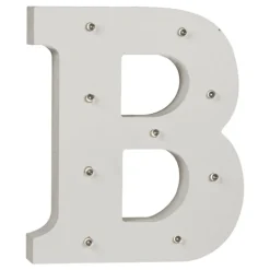 LED-Bokstav i Tre Hvit