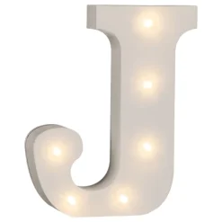 LED-Bokstav i Tre Hvit