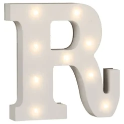 LED-Bokstav i Tre Hvit