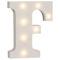 LED-Bokstav i Tre Hvit