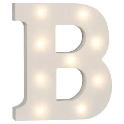 LED-Bokstav i Tre Hvit