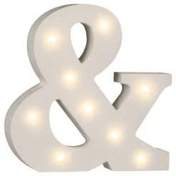 LED-Bokstav i Tre Hvit