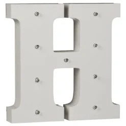 LED-Bokstav i Tre Hvit