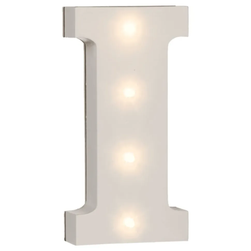 LED-Bokstav i Tre Hvit