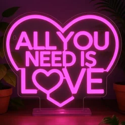 LED-lampe All You Need is Love