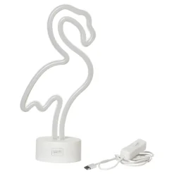 LED-Lampe Flamingo med Neon-effekt