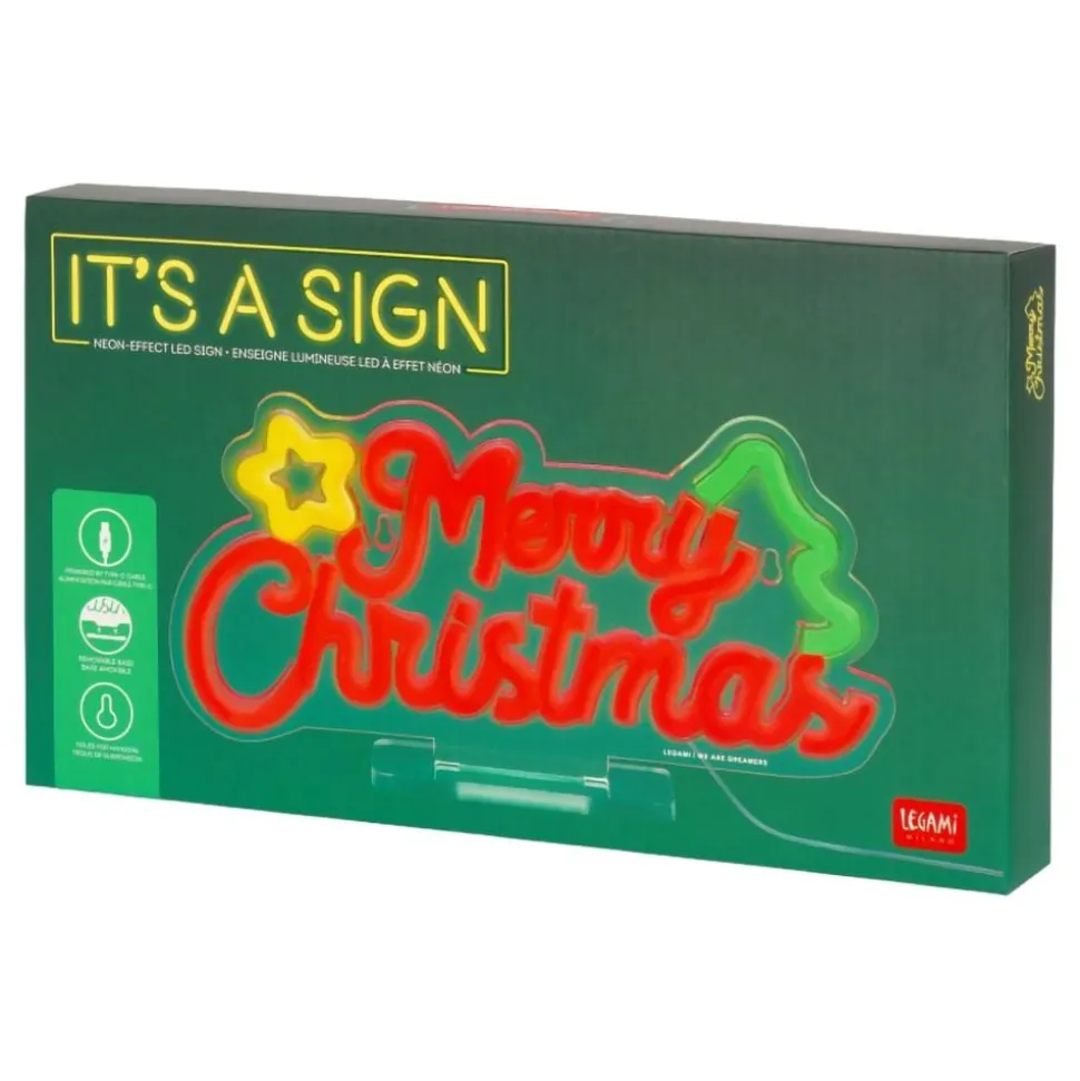 LED-lampe Merry Christmas