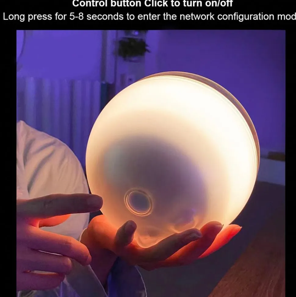 LED-Lampe Rund Wi-Fi