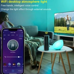 LED-Lampe Rund Wi-Fi