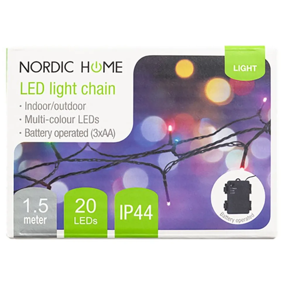 LED Lysslynge Flerfarget Kort