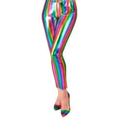 Leggings i regnbuefarger