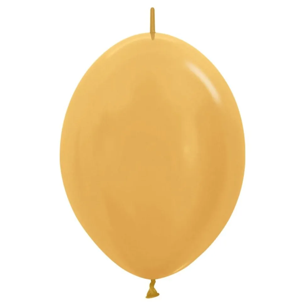 Lenkeballonger Gull Metallic