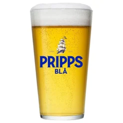 Ølglass Pripps Blå