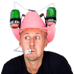 Ølhatt Cowboy Rosa