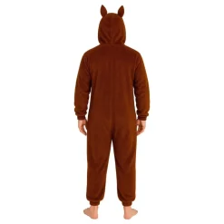 Lulu Monster Brun Onesie Herre Kostyme