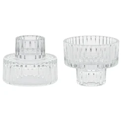 Lysestake i glass