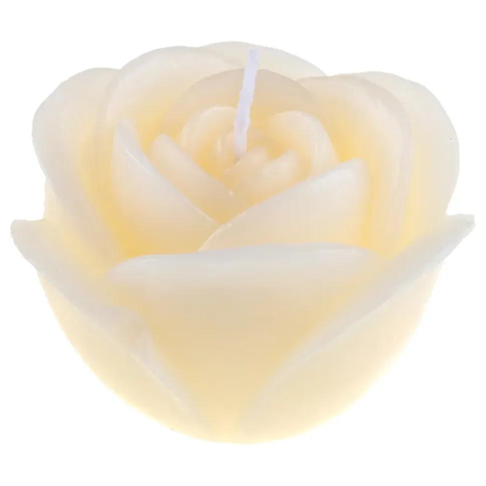 Lys Roseformet Elfenben