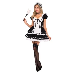 Maid to Flirt Kjole Deluxe Kostyme