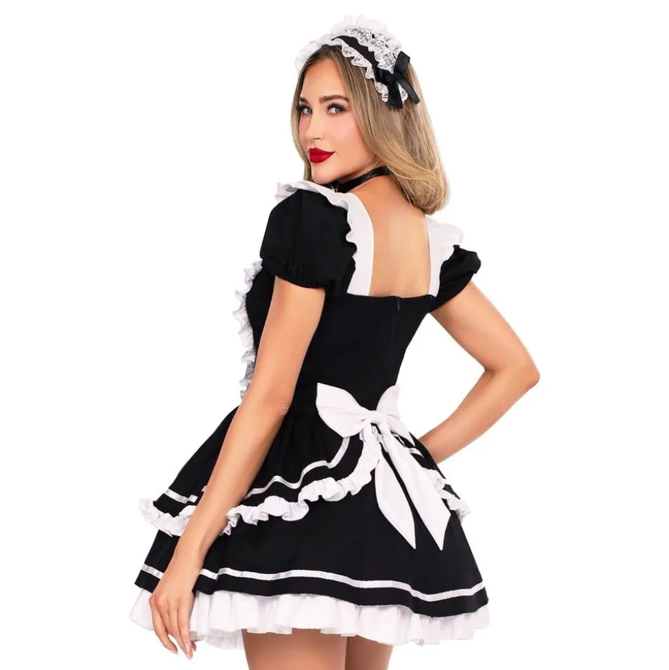 Maid to Flirt Kjole Deluxe Kostyme