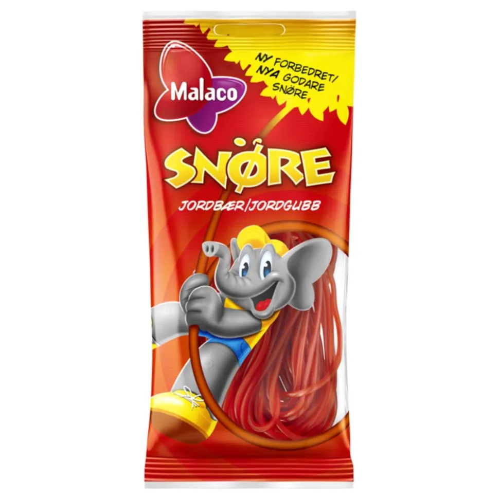 Malaco Snører Jordbær