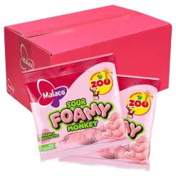 Malaco Zoo Sour Foamy Monkey Storpakning