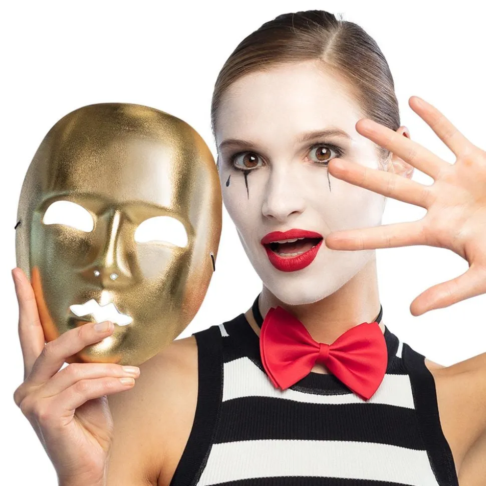 Maske Mimekunstner Gull