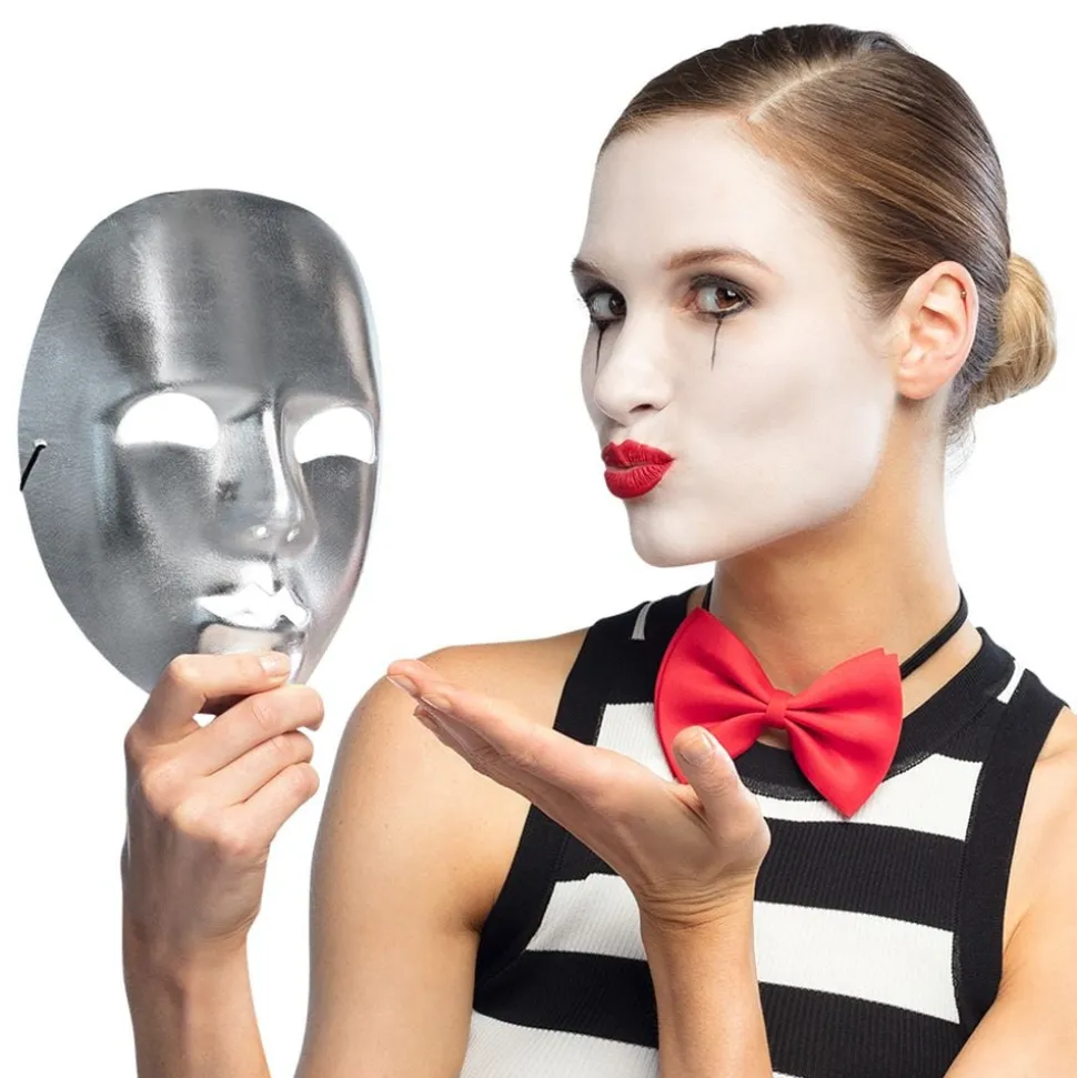 Maske Mimekunstner Sølv
